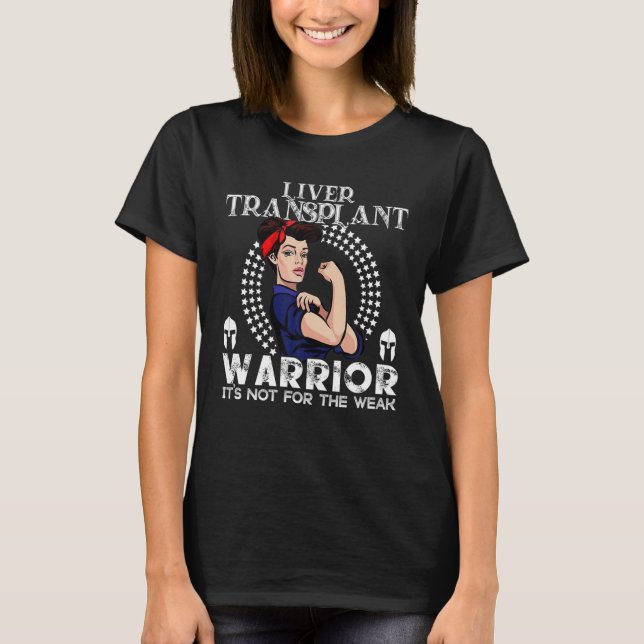 Camiseta Transplante de Hígado Mujeres T Regalo De Concienc (Anverso)