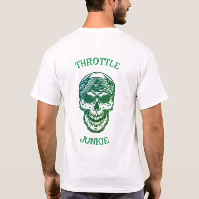 Camiseta Transportador de motocicletas Junkie T-Shirt (Reverso)