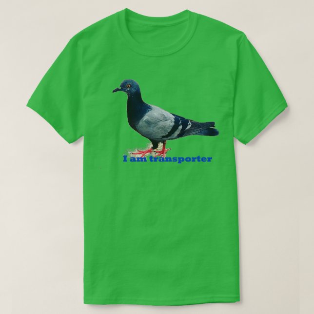 Camiseta Transportador de palomas (Diseño del anverso)