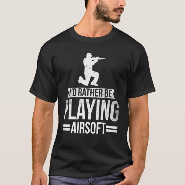 Camiseta Transportando armas a hombres mujeres preferiría e (Anverso)