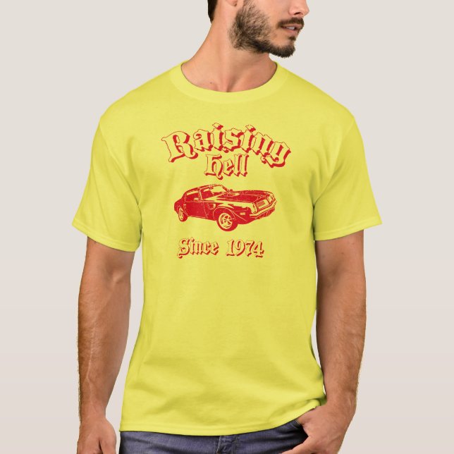 Camiseta Transporte 1974 de Pontiac Firebird 455 (Anverso)