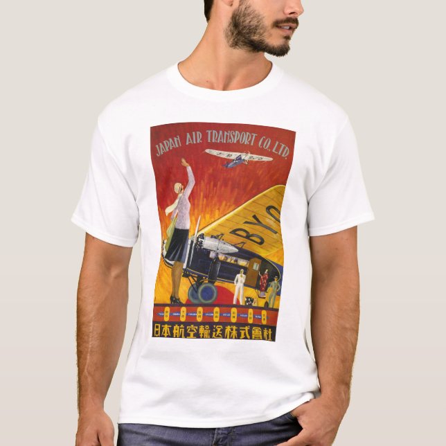 Camiseta Transporte aéreo de Japón (Anverso)