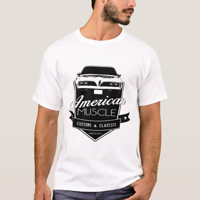 Camiseta Transporte americano del músculo (Anverso)