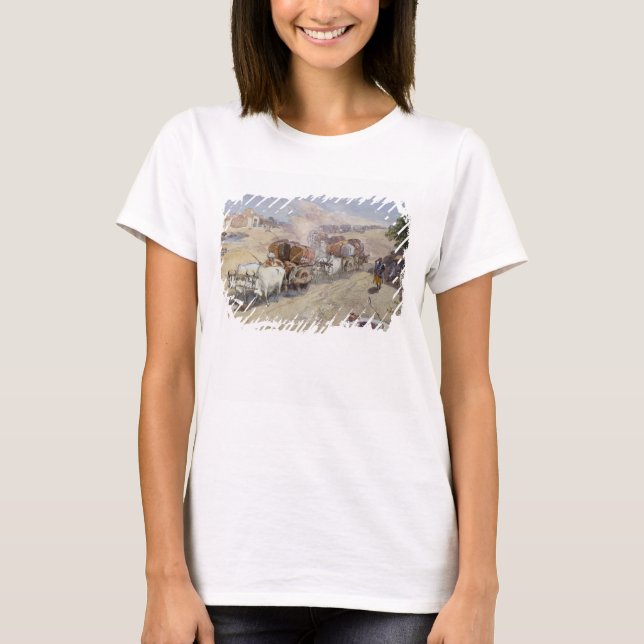 Camiseta Transporte de algodón, India, 1862 (p/c sobre lápi (Anverso)