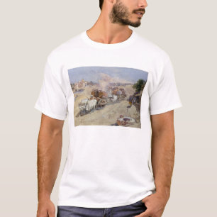Camiseta Transporte del algodón, la India, 1862 (w/c sobre