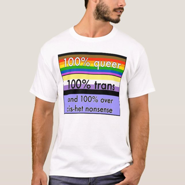 Camiseta Transporte raro, nonbinary, y sobre absurdo del (Anverso)