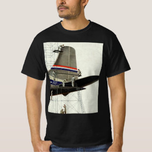 Camiseta Transporte Vintage, Mantenimiento de Aviones