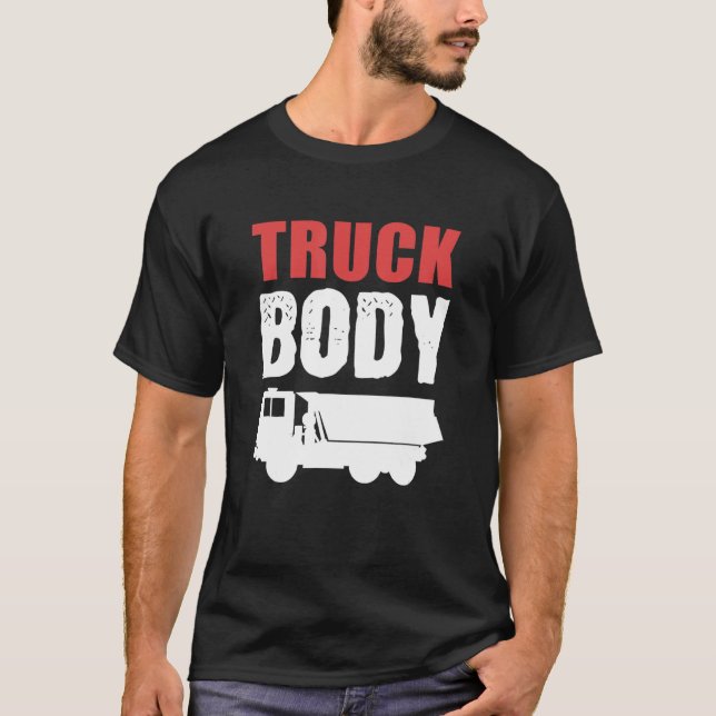 Camiseta Transportista del cuerpo del camión (Anverso)