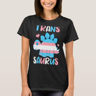 Camiseta Transsaurus Cute Trans Flag Dinosaur Lgbtq 1
