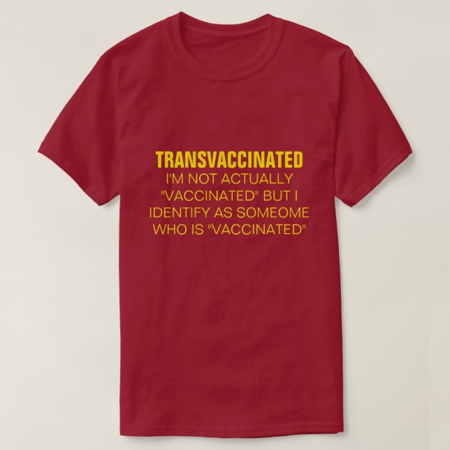 Camiseta TRANSVACUNADA (Diseño del anverso)