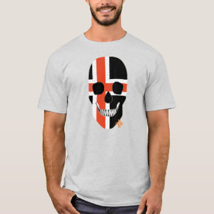 Camiseta transversal nórdica HANDSKULL    básicaB2
