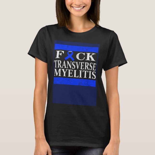 Camiseta Transverse Myelitis Warrior (Anverso)