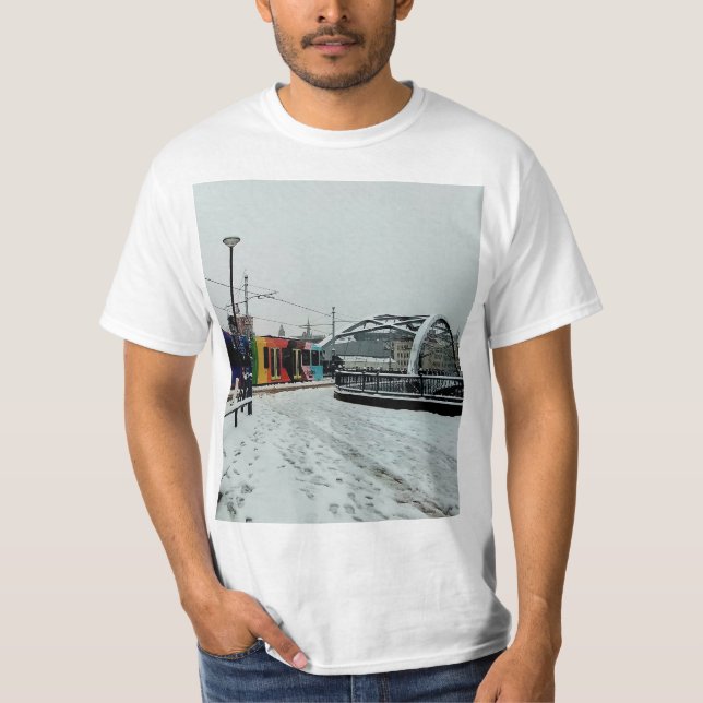 Camiseta Tranvía a rayas (Anverso)