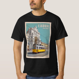 Camiseta Tranvía amarillo, Arco de la Calle Augusta. Lisboa