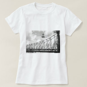 Camiseta Tranvía de la isla de Roosevelt, NYC, foto análo