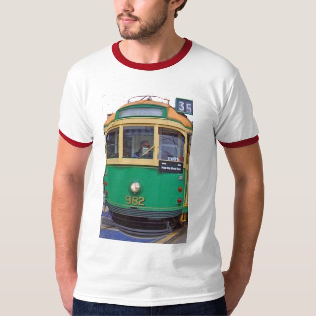 Camiseta Tranvía de Melbourne (Anverso)
