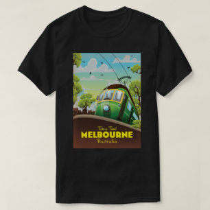 Camiseta Tranvía de Melbourne Australia