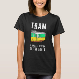 Camiseta Tranvía Vehículo Tren Tranvía Tranvía Trole Cablec