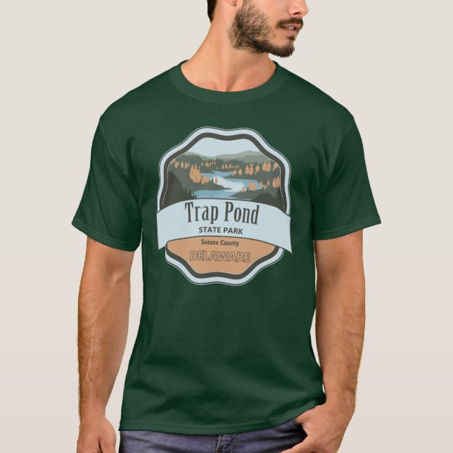 Camiseta Trap Pond State Park (Anverso)