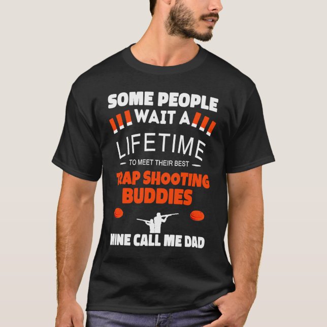 Camiseta Trap Shooting Buddies Call Me DAD Trap Shooting (Anverso)