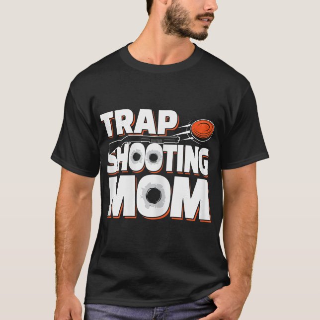 Camiseta Trap Shooting Mom (Anverso)