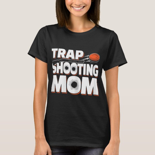Camiseta Trap Shooting Mom (Anverso)