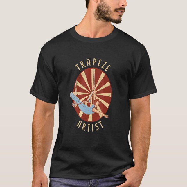 Camiseta Trapecio De Circo Artista Para Un Circo (Anverso)