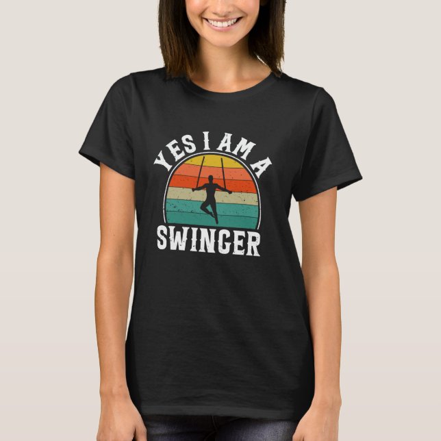 Camiseta Trapecio de Circo para el Trapecio Artista (Anverso)