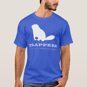 Camiseta Trappers Persiguiendo el castor de estiramiento de