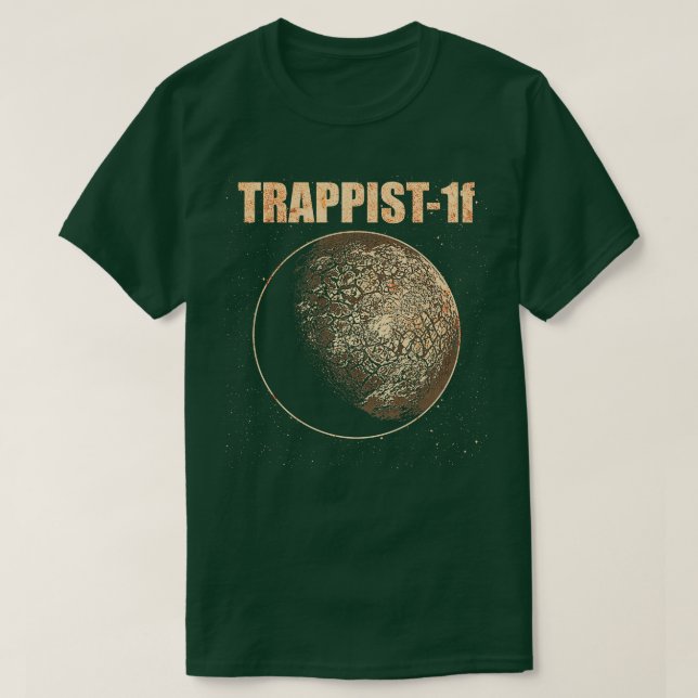 Camiseta TRAPPIST1f Planeta explaneta (Diseño del anverso)