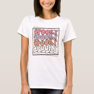 Camiseta Trasera Retro de temporada de fantasía   Fun Hallo