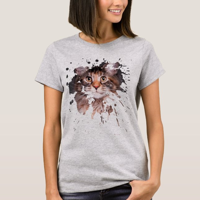 Camiseta Trasero de retrato de Maine (Anverso)