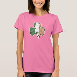 Camiseta Trasero vintage Tri-Color Irish Shamrock T-Shirt