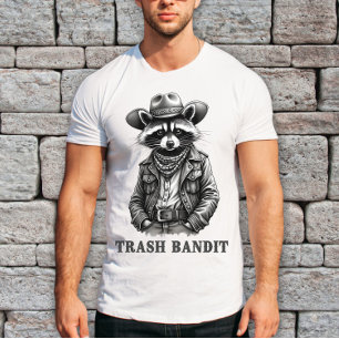 Camiseta Trash Bandit Raccoon, Raccoon Funny Lover Vintage