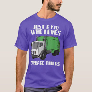 Camiseta Trash Day Just A Kid Who Loves Garbage Trucks 2727