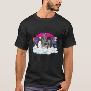 Camiseta Trash de amor e igualdad Opossum Raccoon Bisexual