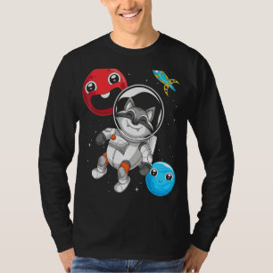 Camiseta Trash de animales silvestres Panda Espacio Raccoon