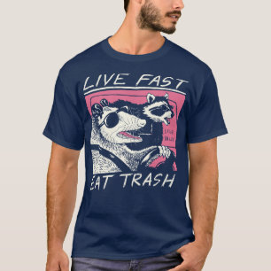 Camiseta Trash de comida rápida en vivo
