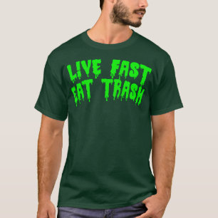 Camiseta Trash de comida rápida en vivo