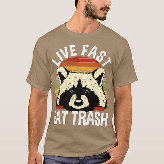 Camiseta Trash de comida rápida en vivo