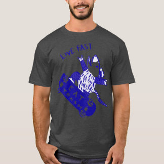 Camiseta Trash de comida rápida en vivo