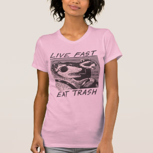 Camiseta Trash de comida rápida en vivo