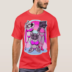 Camiseta Trash de comida rápida en vivo