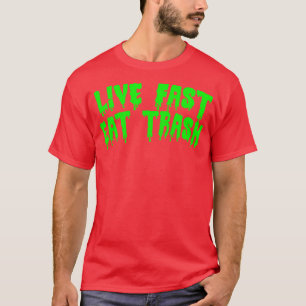 Camiseta Trash de comida rápida en vivo
