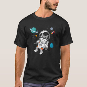 Camiseta Trash de viajes espaciales Panda Animal Universe R