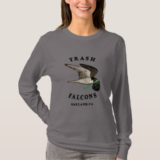 Camiseta Trash Falcons Funcionario Longsleeve - Gris