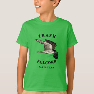 Camiseta Trash Falcons Kids Tee - Oakland Green