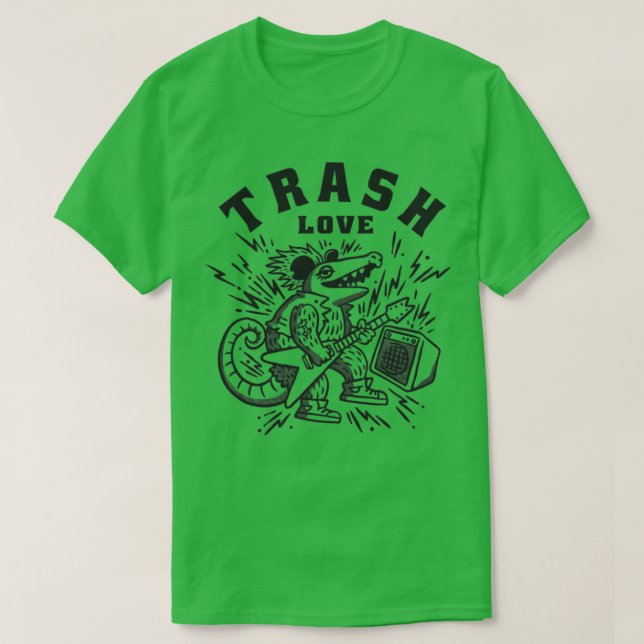 Camiseta Trash Love (Diseño del anverso)