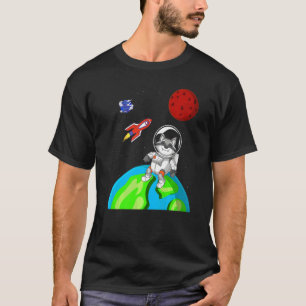 Camiseta Trash Panda Animal Espacio Ultraterrestre Cohete A