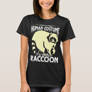 Camiseta Trash Panda Costume Fiesta Bosque Raccoon